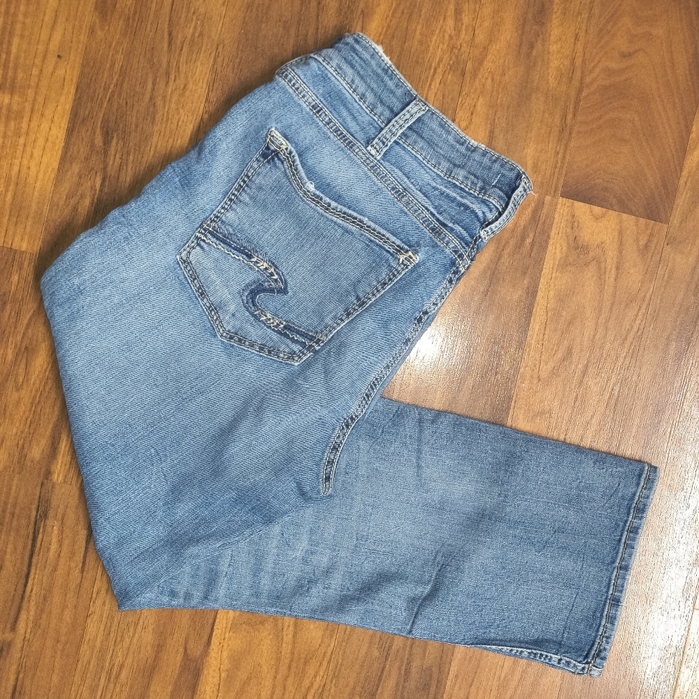 Suki Silver Jeans Classic Blue Denim